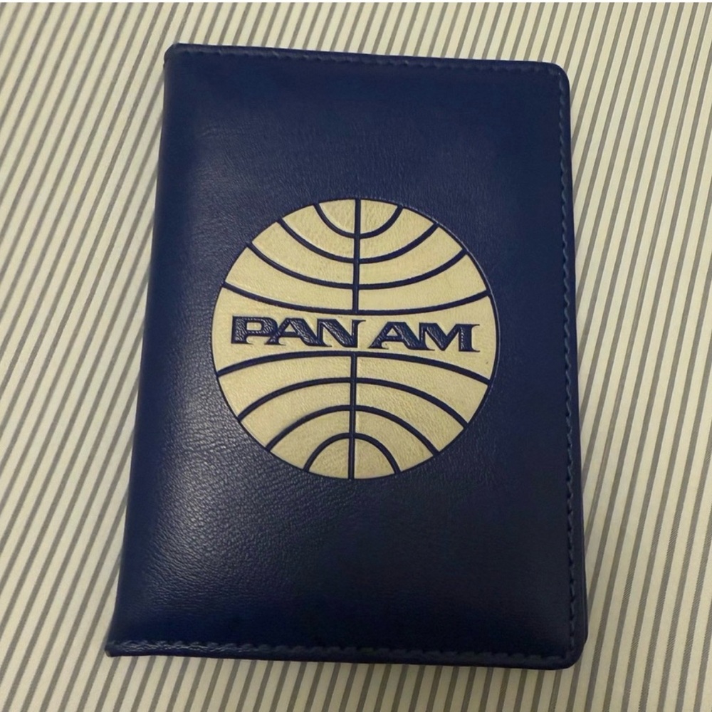 Pan Am Blue/White Passport Holder
